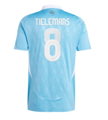 Belgien Youri Tielemans #8 Udebanetrøje EM 2024 Kort ærmer